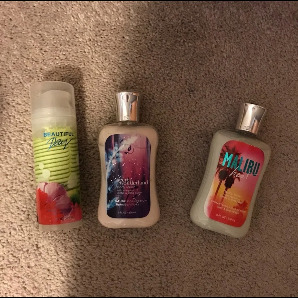 Bath And Body Works Lotion Bundle